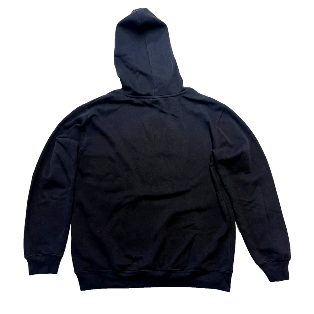 Peanuts Snoopy Black White Hoodie Sweatshirt Embroidered 2XL Pocket Stretch - Picture 3 of 7